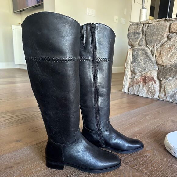 JACK ROGERS Adaline Riding Boot in Black - Picture 4 of 12